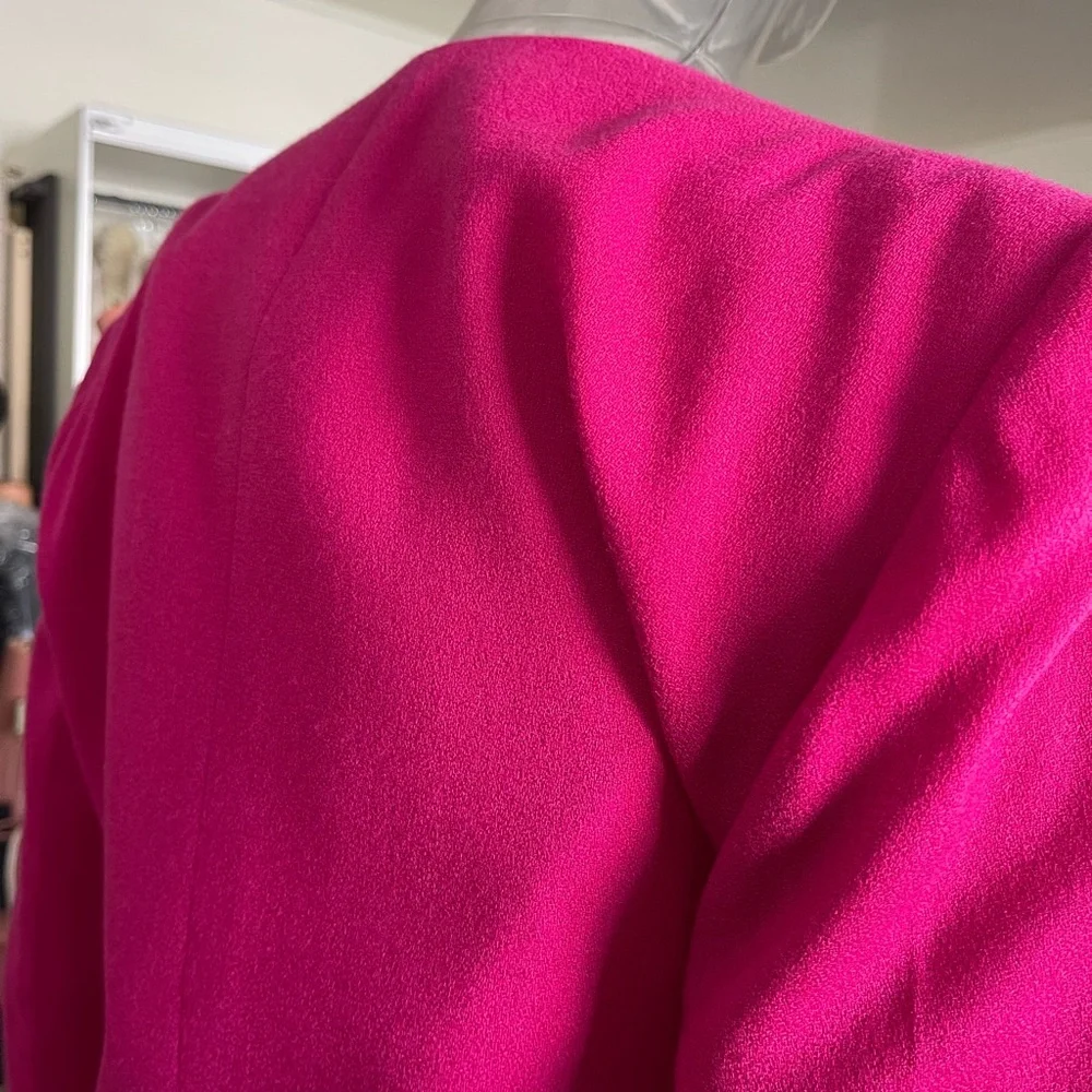 Christian Dior orchid pink suit size small vintage